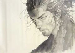 井上雄彦の最後のマンガ展』 大阪 バガボンド 宮本武蔵 B1ポスター NO