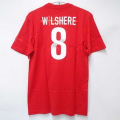 【未使用】ナイキ ヒーローTシャツ #8 ジャック・ウィルシャー S(USサイズ)611 レッド  516909 メンズ NIKE サッカーイングランド代表