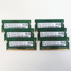 SK hynix 8GB PC4-3200AA 6枚セット【ノートPC用/メモリ/SODIMM/DDR4】