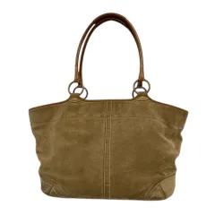 美品✨️コーチ アクセサリーポーチ　ハンドバッグ　ショルダー　スエード 美品】COACH コーチ ショルダーバッグ アクセサリーポーチ