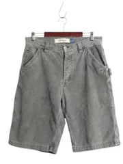 【お得なクーポン配布中!】 00s オールド ギャップ コーデュロイ ペインター ショートパンツ メンズ 34 古着 オールド ショーツ 短パン 細畝 コットン ノータック 無地