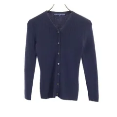 ラルフローレンスポーツ ウール 長袖 Vネック ニット カーディガン M ネイビー RALPH LAUREN SPORTS レディース 古着 【231222】のサムネイル