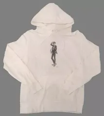 【中古】衣類 フロイド・リーチ(寮服) D-Made パーカー ホワイト メンズMサイズ 「ディズニー ツイステッドワンダーランド」 ショップディズニー限定