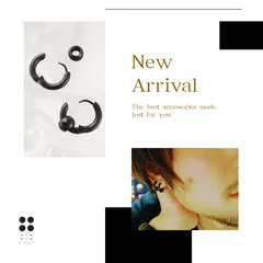 ボールフープピアス【2個セット】