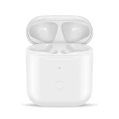 Podick 充電ケース、Airpods1&2との互換性あり エアーポッズ交換用充電ケース 充電器 ワイヤレス充電 Bluetoothペアリング可能 えあーほっず用充電ケース