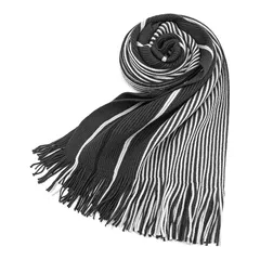 【新品】 [MissShorthair] マフラー メンズ ストライプ 秋冬 あったか メンズ マフラー 秋冬 男性用 プレゼント 柔らか 冷房対策 防寒対策 1