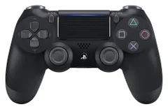 【純正品】ワイヤレスコントローラー (DUALSHOCK 4) ジェット・ブラック (CUH-ZCT2J) [video game]