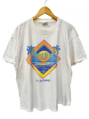 HARD ROCK CAFE (ハードロックカフェ) USA製 古着 90s  ビンテージ Tシャツ ST.THOMAS XL ホワイト系 メンズ/045のサムネイル