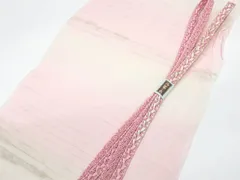 【一輝堂】リサイクル着物 和装小物 帯締め 帯揚げ セット 帯締 帯揚 夏物 夏 絽 平組 25w08-9810