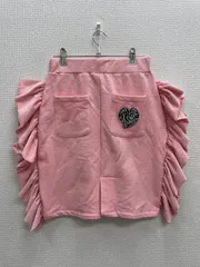 ⑥大人気　litte sunny bite 裏起毛ミニスカート タイト ピンク