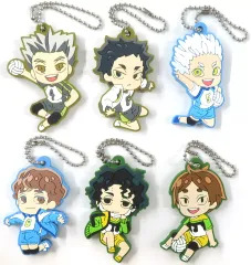 【中古】キーホルダー 全6種セット 「でふぉラバ! ハイキュー!! 梟谷学園・鴎台・井闥山学院キーホルダー」