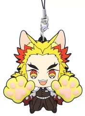 【中古】雑貨 煉獄杏寿郎 にゃふぉるめ ハイタッチラバーストラップ 「鬼滅の刃」