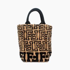 【FABRICO / ファブリコ】ジュートバッグ stitch mini「initials」/  イニシャル ショルダー トート ハンド