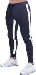 Y's factory スウェット パンツ メンズ 動きやすい トレーニング ロングパンツ ジョガーパンツ ジャージパンツ スリム スポーツ( ネイビーA,  SS)