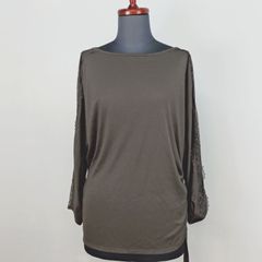 【美品】 DAMA collection　ダーマコレクション　1 サイズ　トップス　長袖シャツ　レース　日本製