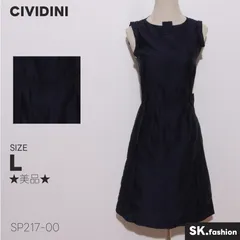 美品　チヴィディーニ　ノースリーブワンピース　リネン100 ブラウン　44 2025年最新】CIVIDINI ワンピースの人気アイテム - メルカリ
