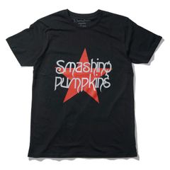 The Smashing Pumpkins 公式 バンド Tシャツ Star Logo-Black ロックT スマパン