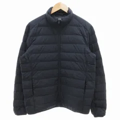 ユニクロ UNIQLO ウルトラライトダウンジャケット ジップアップ ナイロン L 紺 ネイビー 311-429280 /GV