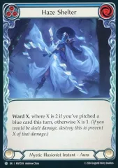 【中古】Flesh and Blood MST039[C]：(Rainbow Foil)Haze Shelter (3)/霞の保護 (3)