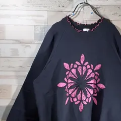 FRUIT OF THE LOOM スウェットC/N 刺繍トレーナー