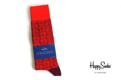 新品｜未使用｜ハッピーソックス｜Dressed Telephone｜レッド