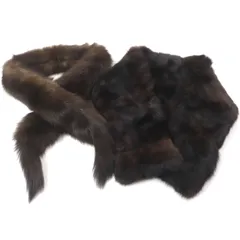 極美品　ソボル　ロシアンセーブル　大判ティペット　しっぽ付き　リアルファー 楽天市場】sobol ロシアンセーブルの通販