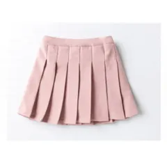 ☆ ピンク ☆ 140cm ☆ ミニプリーツスカート pmyminiskirt04 プリーツスカート ミニ 女の子 プリーツ スカート ミニスカート ミニ丈スカート 子供服 スクール ミニ丈 シンプル 女児 子供 こども 子ども キッズ ゆったり かわいい