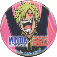 【中古】バッジ・ピンズ サンジ(ピンク) オリジナル缶バッジ 「劇場版 ワンピース FILM RED×MINTIA」 ファミリーマート限定 対象商品購入特典