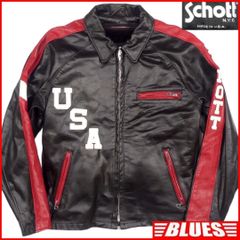 ⑤SCHOTT【L】クラシックレーサー 革ジャンninjaハーレー gpz US