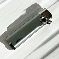 18 ターボライター スリム シルバー 金属