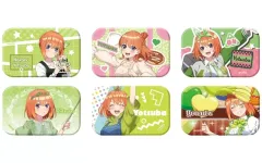 【新品】バッジ・ビンズ 【BOX】五等分の花嫁∽ スクエア缶バッジ 05.中野四葉ver.(公式イラスト)