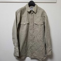 カーハート RELAXED FIT ウエスタン ワークシャツ XL カーキ ベージュ 大きいサイズ ウエスタンシャツ Carhartt O3I2004