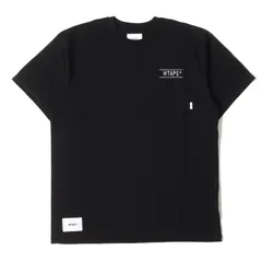 WTAPS ダブルタップス Tシャツ サイズ:S 23SS ブランドロゴ刺繍 ポケット クルーネック 半袖Tシャツ SAC 02 / SS / COTTON. CREVASSE ブラック トップス カットソー【メンズ】のサムネイル