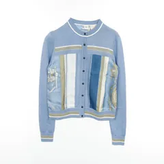 エルメス HERMES カーディガン ツイルレーヌ エクスリブリス 3E2802D7 シルク カシミヤ カーディガン レディース Used Aのサムネイル