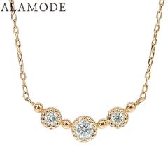 VENDOME AOYAMA(ヴァンドーム青山) ダイヤモンドネックレス K18 ピンク  