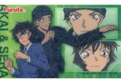 【中古】食玩 ステッカー・シール 世良真純＆赤井秀一 「ウエハースチョコ 名探偵コナン 第5弾」