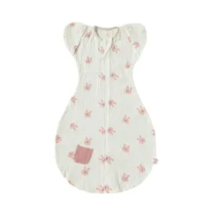 ☆ ラビット ☆ L(6-9ヶ月) ☆ スワドル 着るおくるみ ガーゼ スワドル 着るおくるみ ガーゼ おくるみ スリーパー ベビー服 すわどる モロー反射防止 夜泣き 手が出せる 足が出せる 夜泣き対策 グッズ 新生児 出産祝い 女の子 男の子 ベビー用品