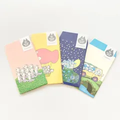 ◯【送料無料】11ぴきのねこ　ぽち袋　4種セット　お年玉　お正月　保育園　幼稚園　小学生　子供　絵本　馬場のぼる
