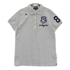 サイズ：1 PEARLY GATES パーリーゲイツ  半袖ポロシャツ ロゴ刺繍  グレー系 [240101535215] ゴルフウェア レディース ストスト