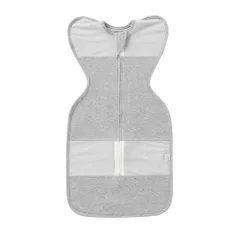 ☆ ライトグレー ☆ Mサイズ ☆ おくるみ スワドル スワドル おくるみ メッシュ すわどる ベビー 新生児 着るおくるみ 女の子 男の子 赤ちゃん モロー反射防止 夜泣き 対策 グッズ 退院 夏用 スリーパー 寝袋 ベビー用品 寝かしつけ ベビー服 薄手