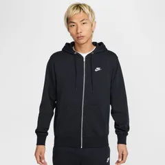 ナイキ フルジップパーカー メンズ FN3885-010 クラブ フルジップ フレンチ テリー パーカー レディース フーディ トップス 黒 アパレル