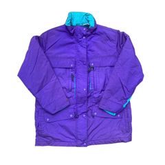 80s LLBEAN BAGGY JACKET PURPLE WOMANS M