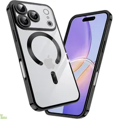 fagazzfu 対応 iPhone 17 Pro ケース クリア MagSafe対応 対応 iPhone 17 pro スマホケース 耐衝撃 傷防止の メッキ加工 いpほね17 pro カバー レンズ保護 TPU ソフト 薄くて 指紋防止 滑り止め….