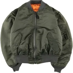 古着 90年代 民間品 アルファ ALPHA MA-1タイプ 中綿入り ミリタリー フライトジャケット USA製 メンズL相当 ヴィンテージ/eaa564928