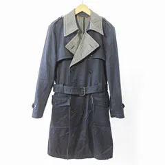 ドルチェ&ガッバーナ ドルガバ DOLCE&GABBANA トレンチコート ジャケット 44 紺 ネイビー 1223 IBO59のサムネイル