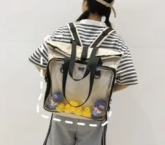 2WAY 3WAY 痛バッグ 痛バック ビニールバッグ 痛バ ナイロンリュックトートバッグ 男女兼用 ユニセックス リュック デイパック トート