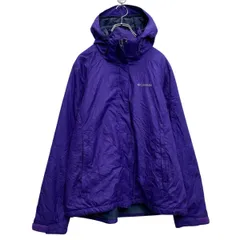 Columbia マウンテンパーカー コロンビア L パープル キャンプ アウトドア 中綿 フルジップ 古着卸 アメリカ仕入 a703-5825