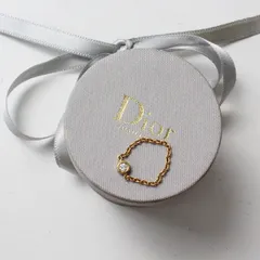 Dior mimioui ミミウィ 一粒ダイヤチェーンリング 18k www