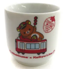 【中古】マグカップ･湯のみ リラックマ(レッド) オリジナルカップ 「リラックマ×京急電車」 オリジナルカップスイーツ購入特典