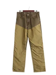 【お得なクーポン配布中!】 ラングラー ナイロン ダブルニー デニム パンツ メンズ 34 34 Wrangler Pro Gear ストレート ワーク ハンティング ジーパンジーンズ カーキ